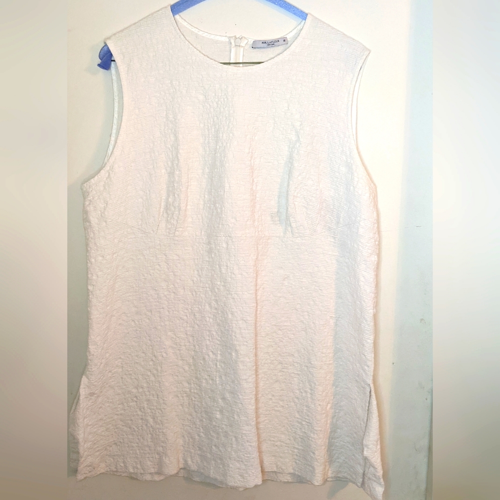 M.M.LaFleur The McCarthy Top Cotton Jacquard Size 16